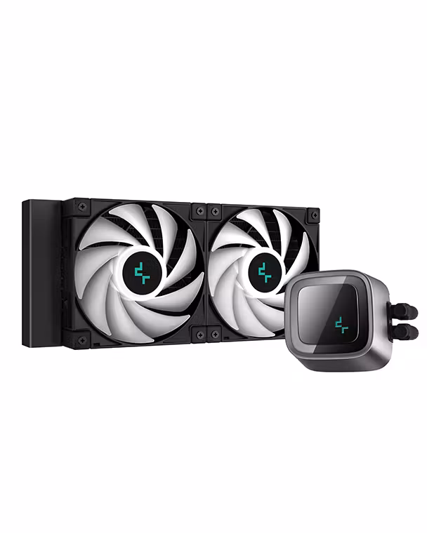 Ftohës për Procesor DeepCool LS520 / 240mm / 2x120mm / 500-2250RPM / 85.85CFM / ARGB - Zezë - 2