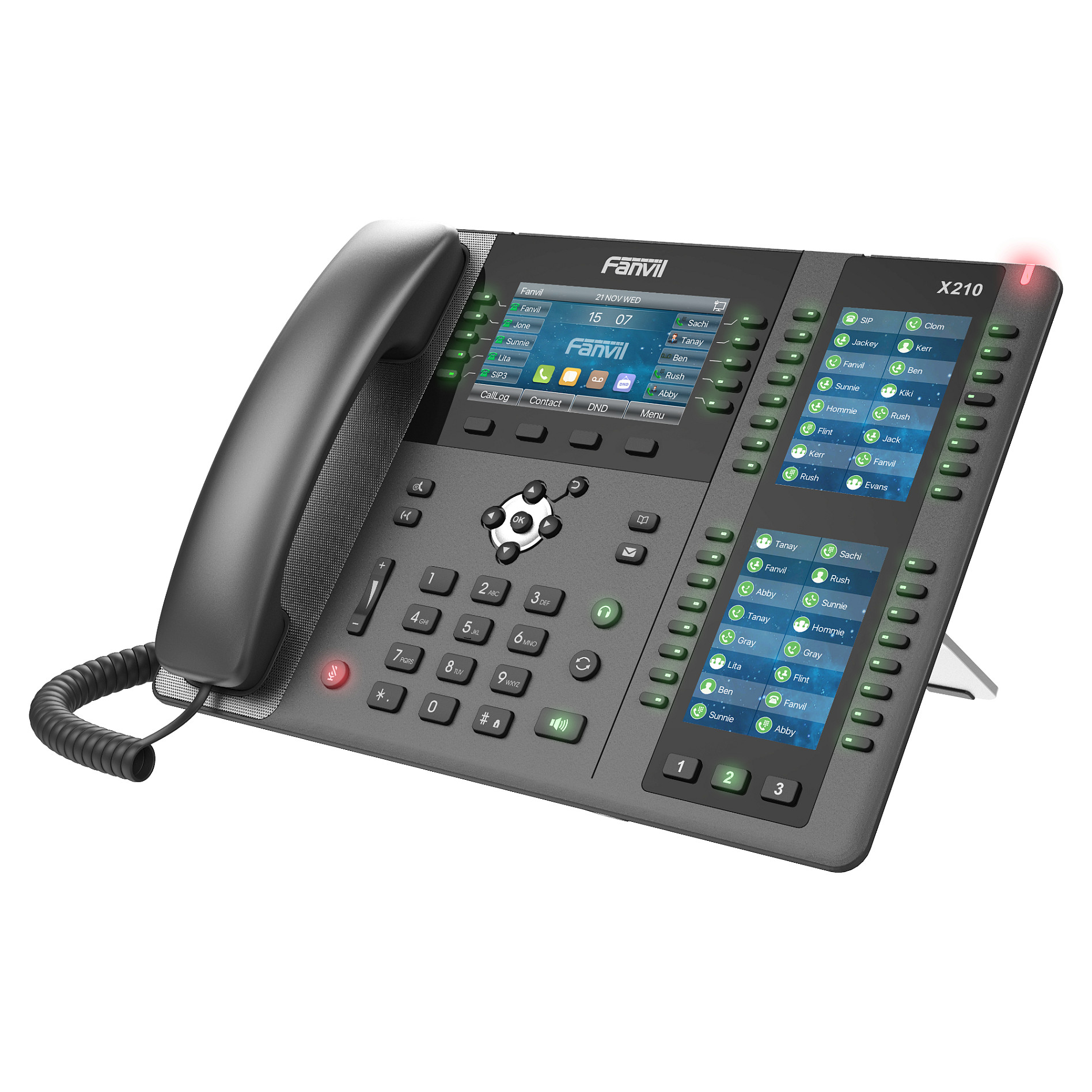 Telefon VoIP Fanvil X210 V2 / 4.3" / Bluetooth & PoE - Zezë