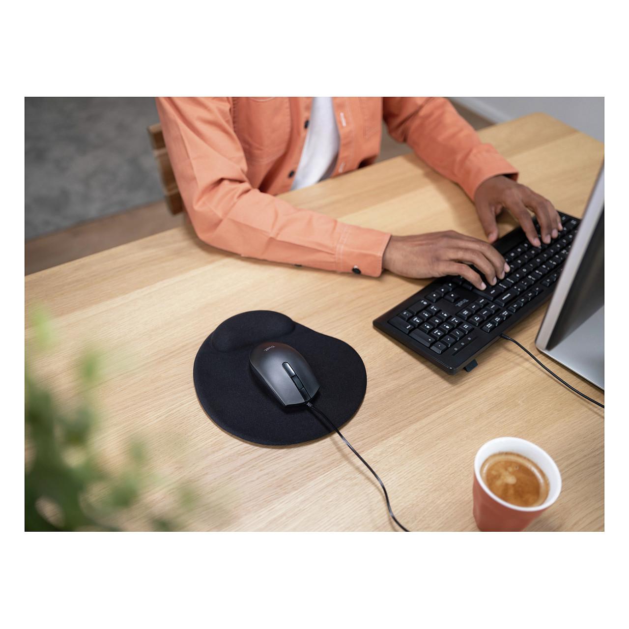Maus me kabllo Trust Basi, USB-A, Sensor Optik, 1200 DPI, 3 Butona, Kabllo 1.6 m – Zezë - 8