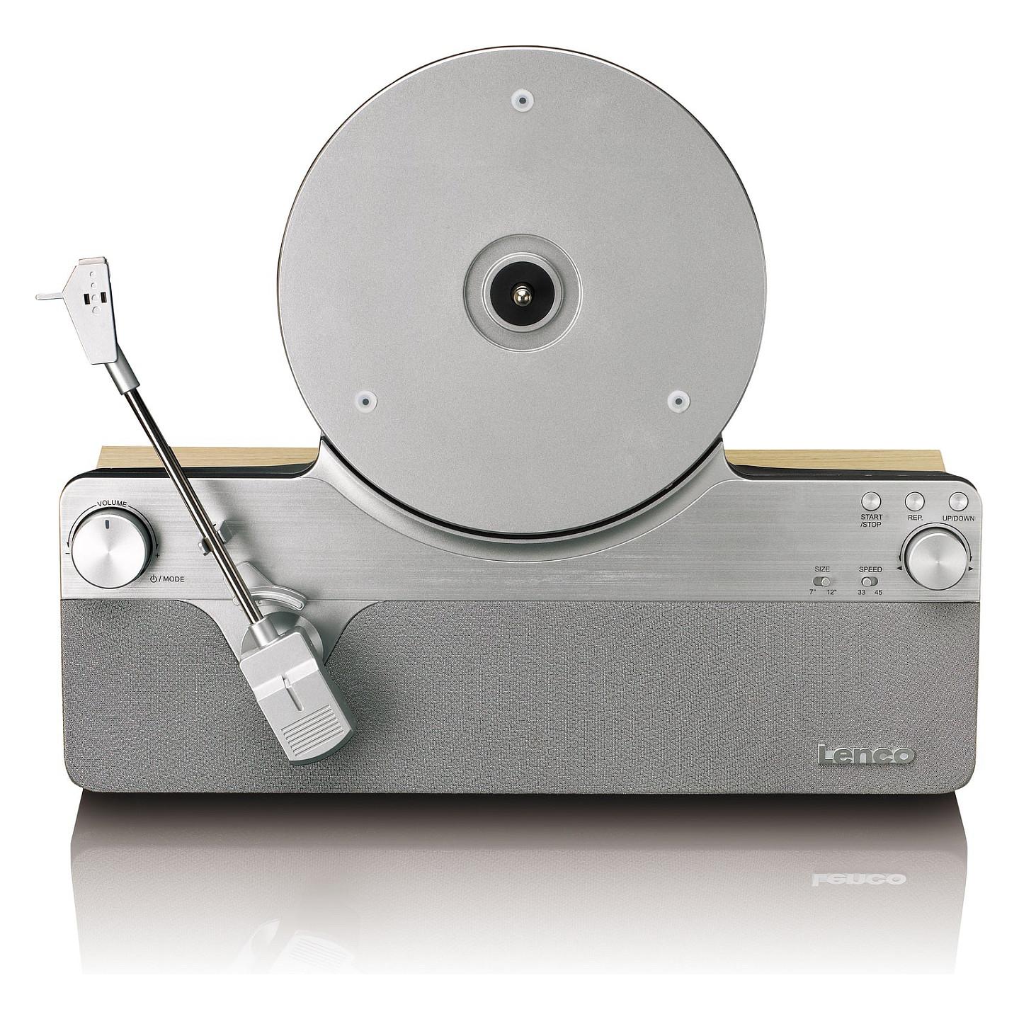 Gramafon Lenco LSA-071SI, Me Rrip, Plotësisht Automatik, Bluetooth, 10 W, dalje kufjesh 3.5 mm - Gri - 10