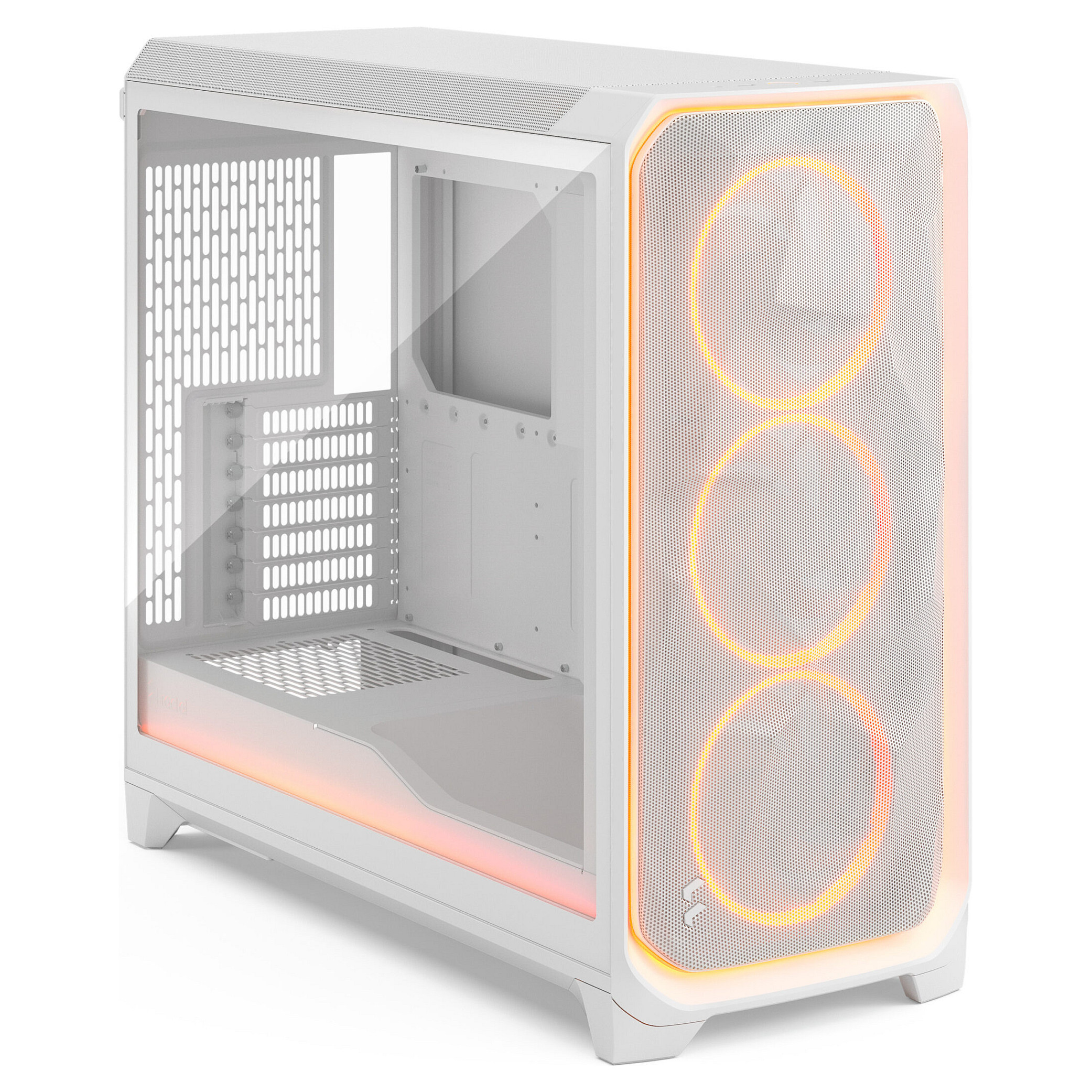 Kasë PC Fractal Design Meshify 3 XL Ambience Pro RGB / EATX / ATX / 3x 140mm RGB Fan / Tempered Glass - Bardhë - 3