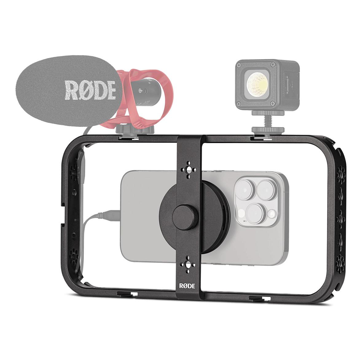Cage për Smartphone RØDE Phone Cage, MagSafe, 5 Cold Shoe, 1/4", 3/8" - Zezë - 7