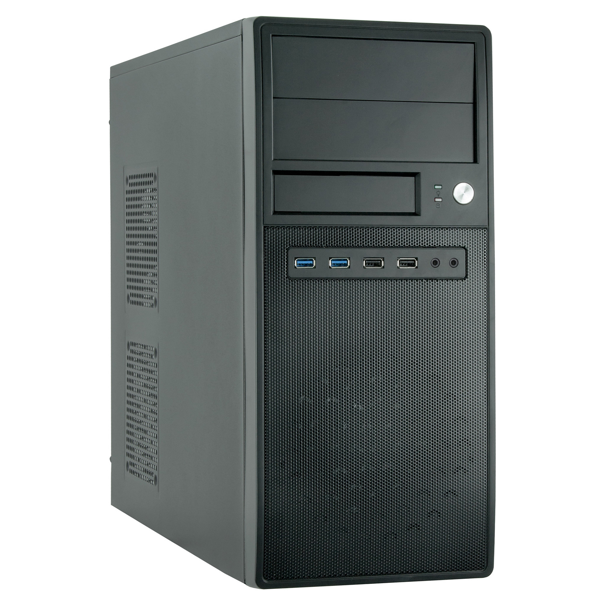 Kasë PC Chieftec CG-04B-OP / Midi Tower / ATX / Fan 80/90/120mm - Zezë