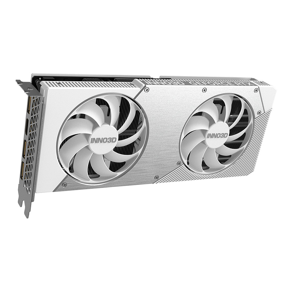 Kartë Grafike NVIDIA Inno3D GeForce RTX 5060 Ti TWIN X2 OC White / 16GB GDDR7 / PCIe 5.0 / Dual Fan – Bardhë - 1