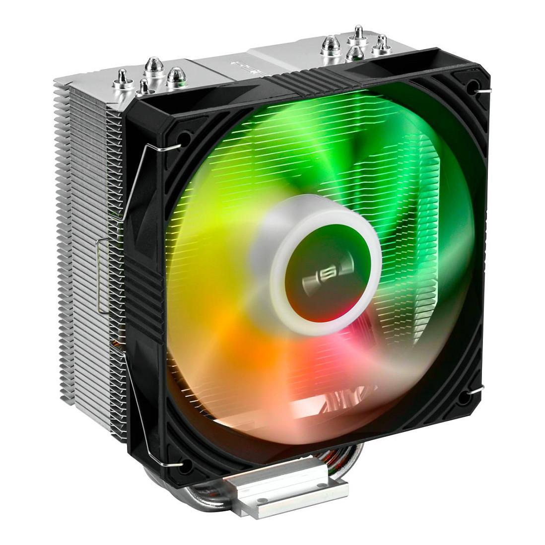 Ftohës për Procesor FSP NE5 / 120mm / 180W / 800-1600RPM / 4 Heatpipes / ARGB - Zezë