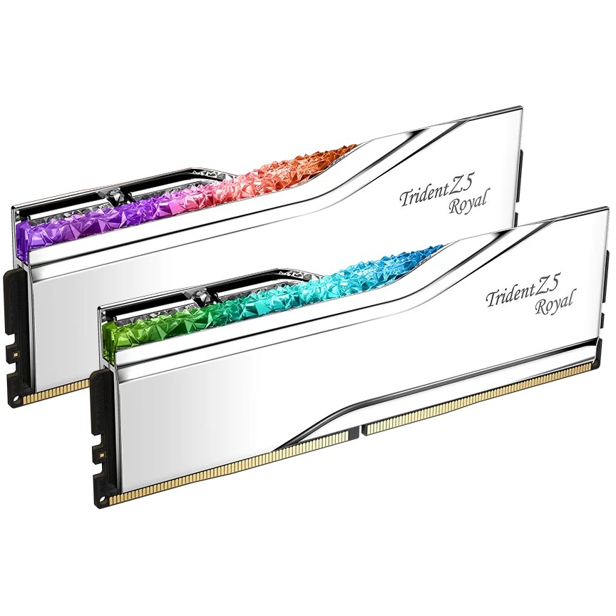 RAM Memorie DDR5 G.Skill Trident Z5 Royal RGB / 48GB (2x24GB) / DIMM / 7200MHz / CL36 / 288-pin - Argjend - 5
