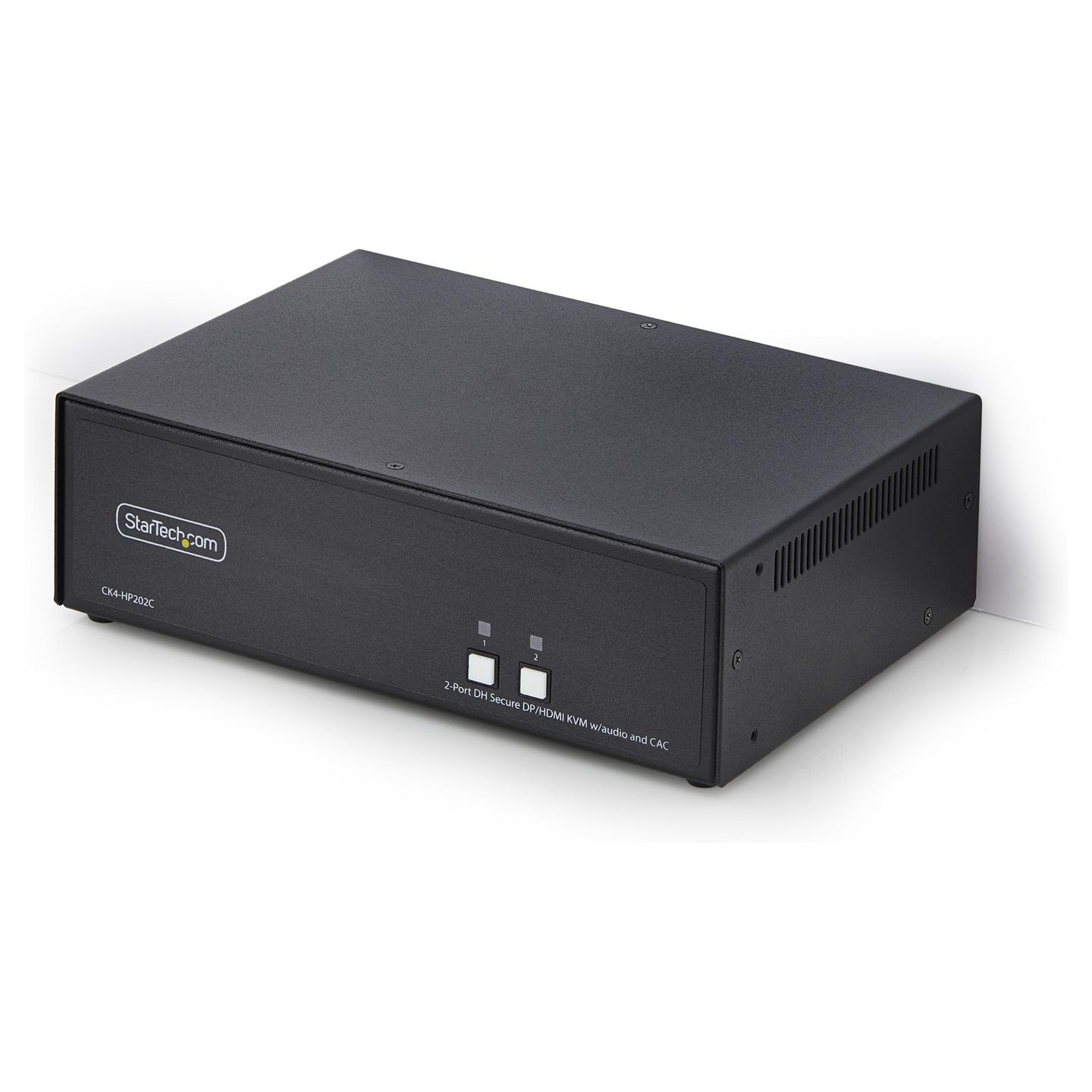 KVM Switch StarTech.com CK4-HP202C, 2-Port, Dual Monitor, HDMI/DisplayPort, 4K 60Hz, NIAP 4.0, CAC - Zezë - 11