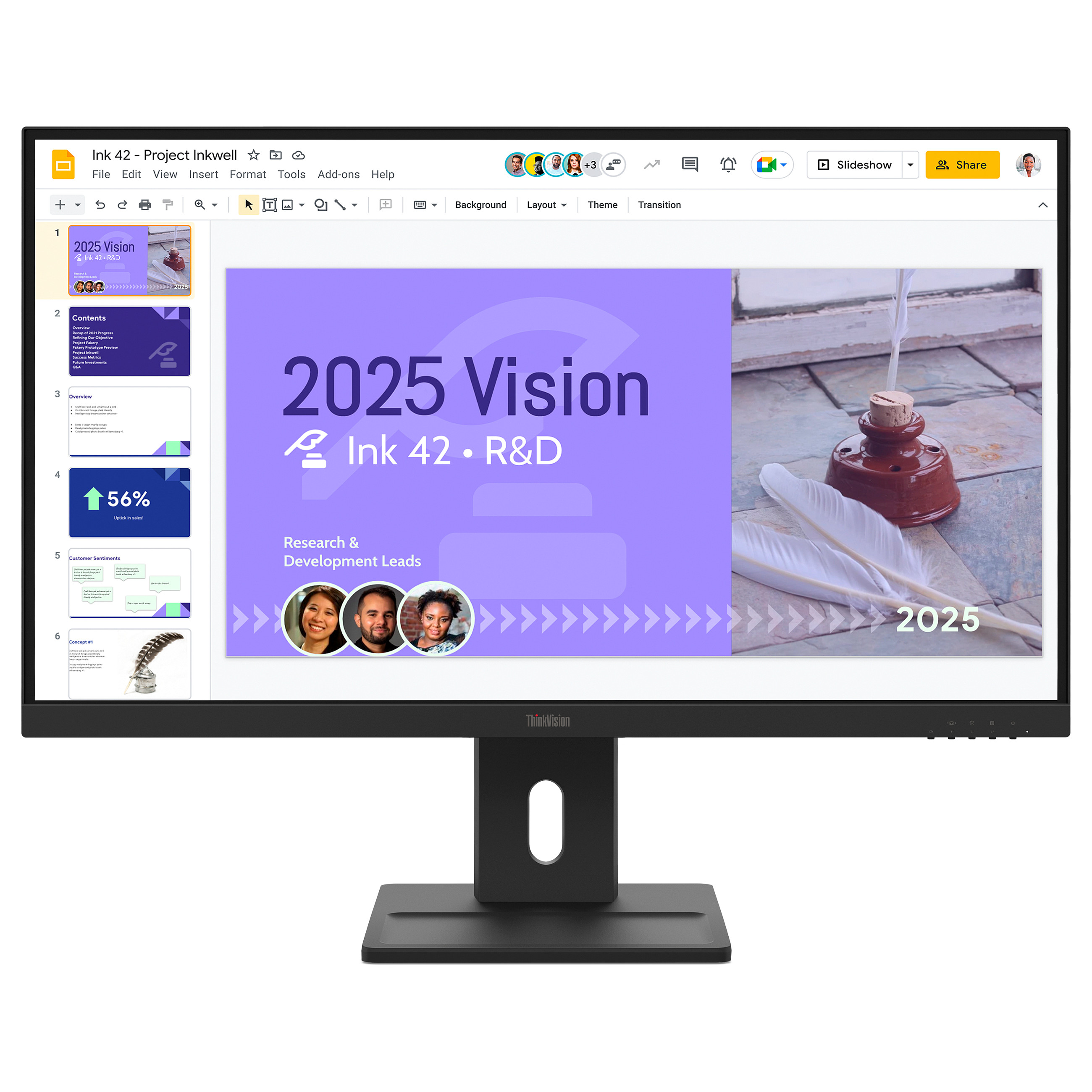 Monitor Lenovo ThinkVision E27Q-40 / 27” / QHD 2K IPS  / 100Hz / 6ms / HDMI+DP - Zezë