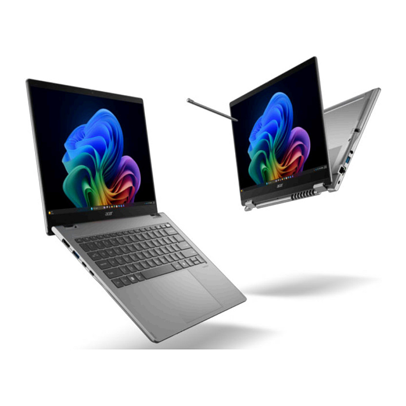 Laptop Acer TravelMate P4 Spin TMP414RN-56-TCO-77G3 / Core Ultra 7 355 / 16GB DDR5 / 512GB / 14" WUXGA IPS Touch 60Hz / Intel Graphics - Blu - 4