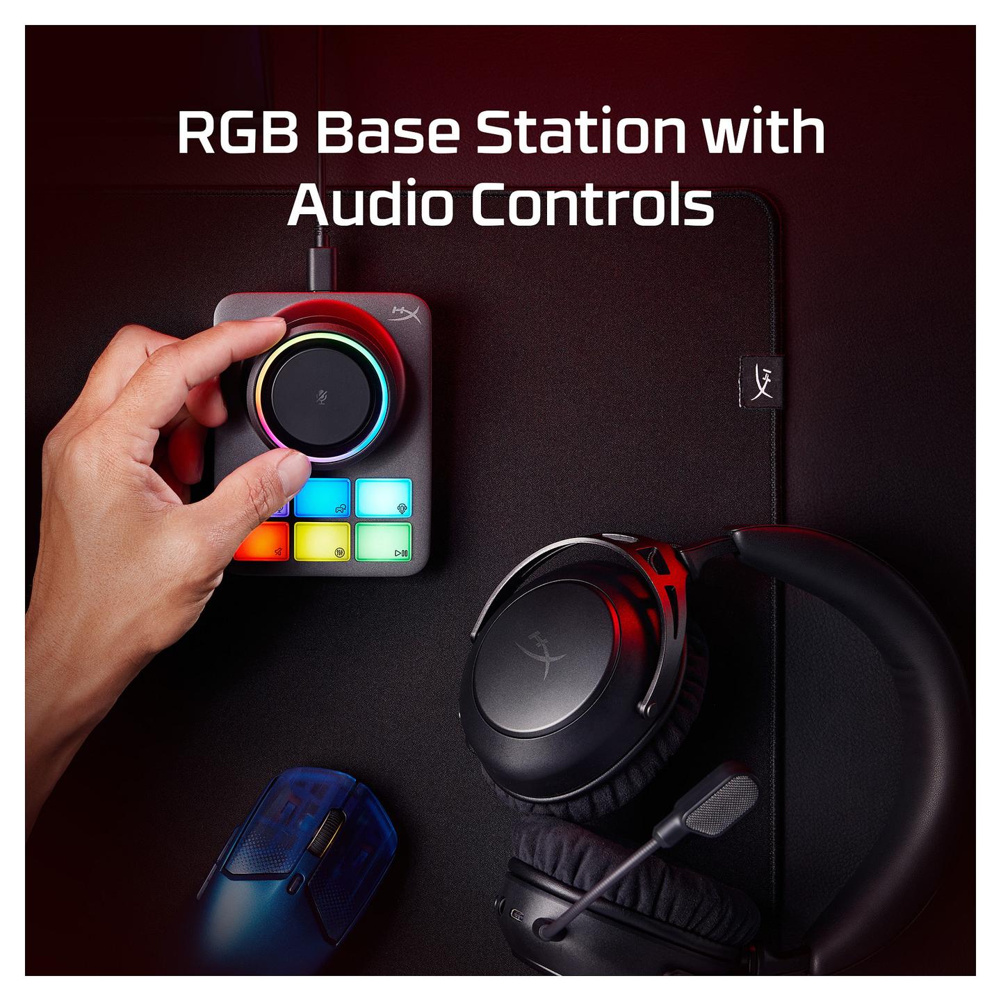 Kufje Gaming HyperX Cloud Alpha 2 / Wireless / 2.4GHz & Bluetooth 5.2 / 53mm / 250 orë / RGB Base Station - Zezë - 8