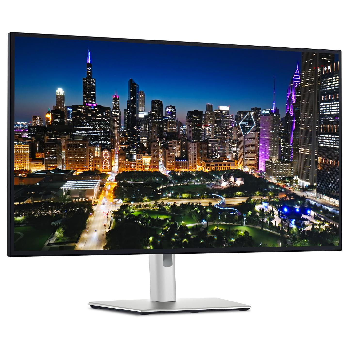 Monitor Dell UltraSharp U3225QE / 31.5" / 4K Ultra HD IPS Black LCD / 120Hz / 8ms / Thunderbolt 4+HDMI+DP+USB - Zezë/Argjend - 1