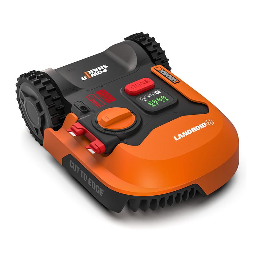 Kositëse Robotike WORX Landroid M500 WR141E, deri në 500m², 18cm, 30–60mm, 20V, 2Ah - Zezë/Portokalli - 2