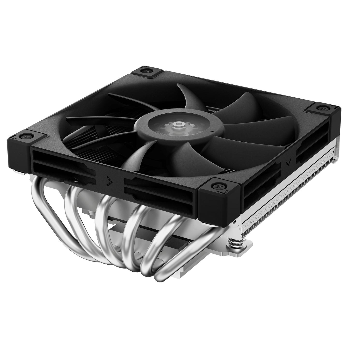 Ftohës për Procesor DeepCool AN600 / 180W / 120mm / 6 Heatpipes / 500-1850 RPM / LGA1851, LGA1700, LGA1200, LGA1151, LGA1150, LGA1155, AM5, AM4 - Zezë