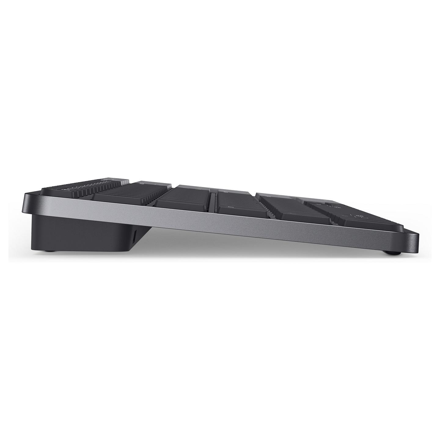 Tastierë pa kabllo Dell Pro 7 KB746, Bluetooth 6.0, marrës USB Dell Secure Link, kompakte, e rikarikueshme, QWERTZ gjermane – Hiri - 5