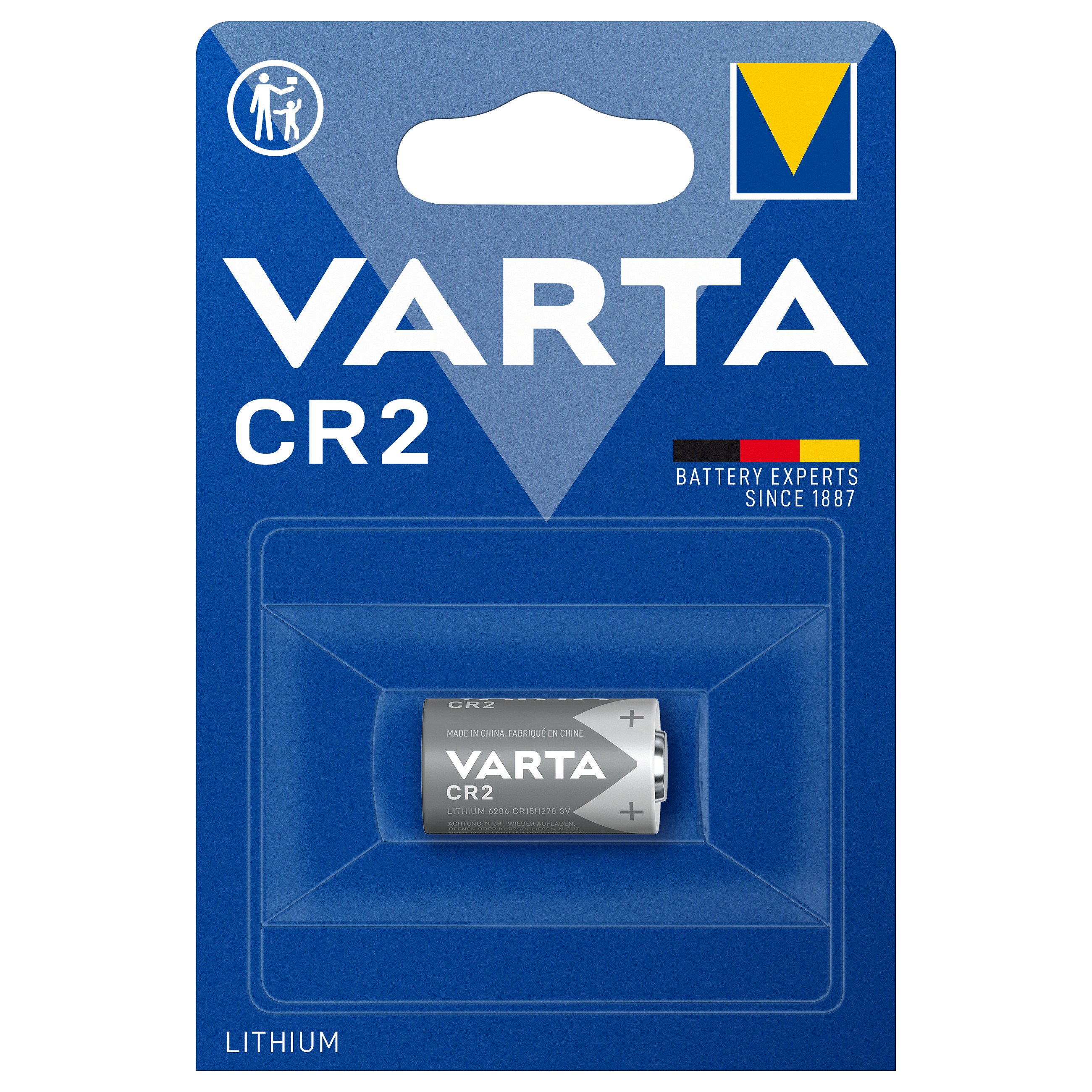 Bateri Photo CR2 3V – Varta - 2