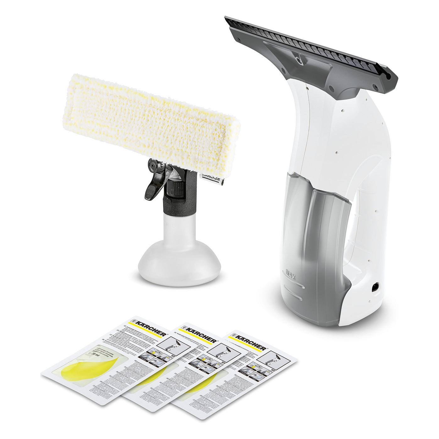 Pastrues Xhamash Kärcher WV 3 Comfort Precision, 280mm, 200ml, 35min, 105m², Li-Ion, 360° - Bardhë, Zezë