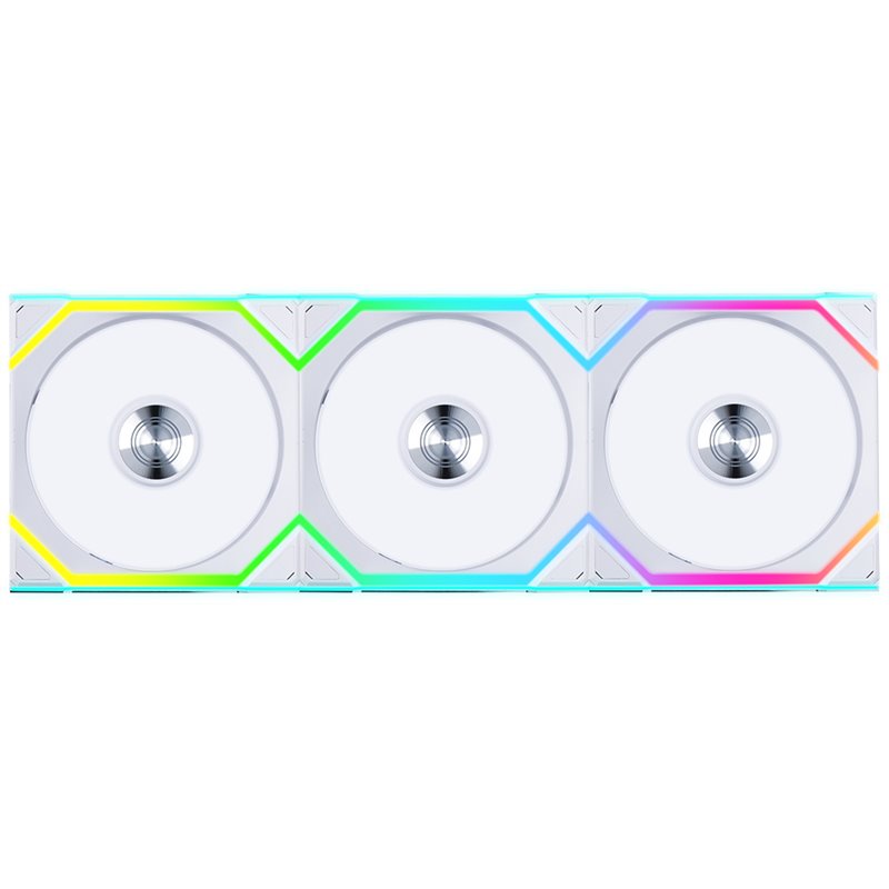 Ftohës për Kasë Lian Li UNI FAN SL Wireless 120 / 120mm / 250-2000 RPM / PWM / ARGB / Wireless 2.4 GHz / FDB / 3-Pack / Controller – Bardhë