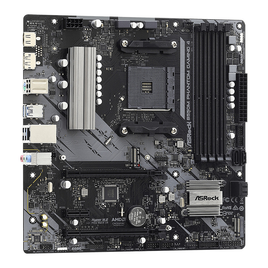 Pllakë Amë AM4 ASRock B550M Phantom Gaming 4 - 4