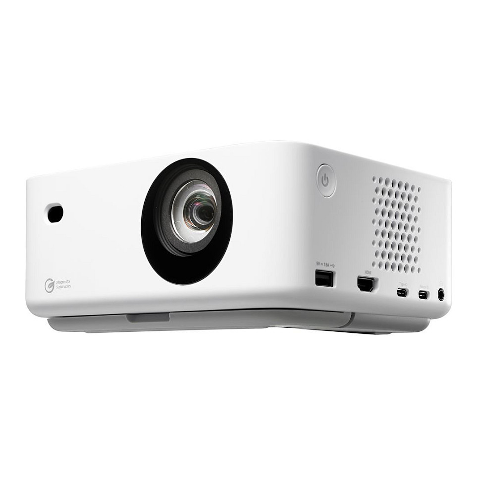 Projektor Optoma ML1080ST / DLP Laser / 550 Lumen / Full HD / 16:9 / 3D / HDMI USB / Portable - Bardhë - 6