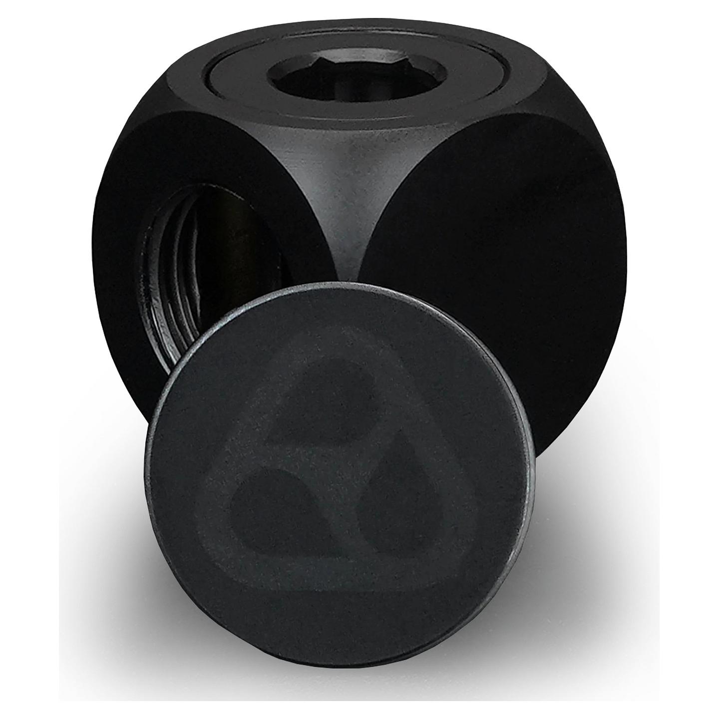 Aksesor për Ftohës Thermal Grizzly DeltaMate Rotary T / G1/4" / T-Distributor / Custom Watercooling – Zezë - 4