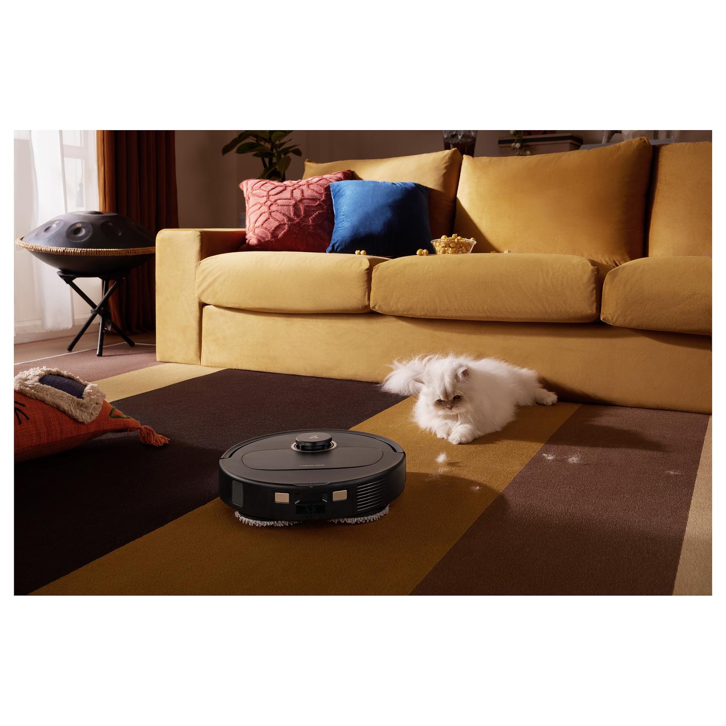 Fshesë Robotike Roborock Qrevo 5AE / 12,000Pa / LiDAR / Mopë Rrotullues / Stacion Multifunksional – Zezë - 6