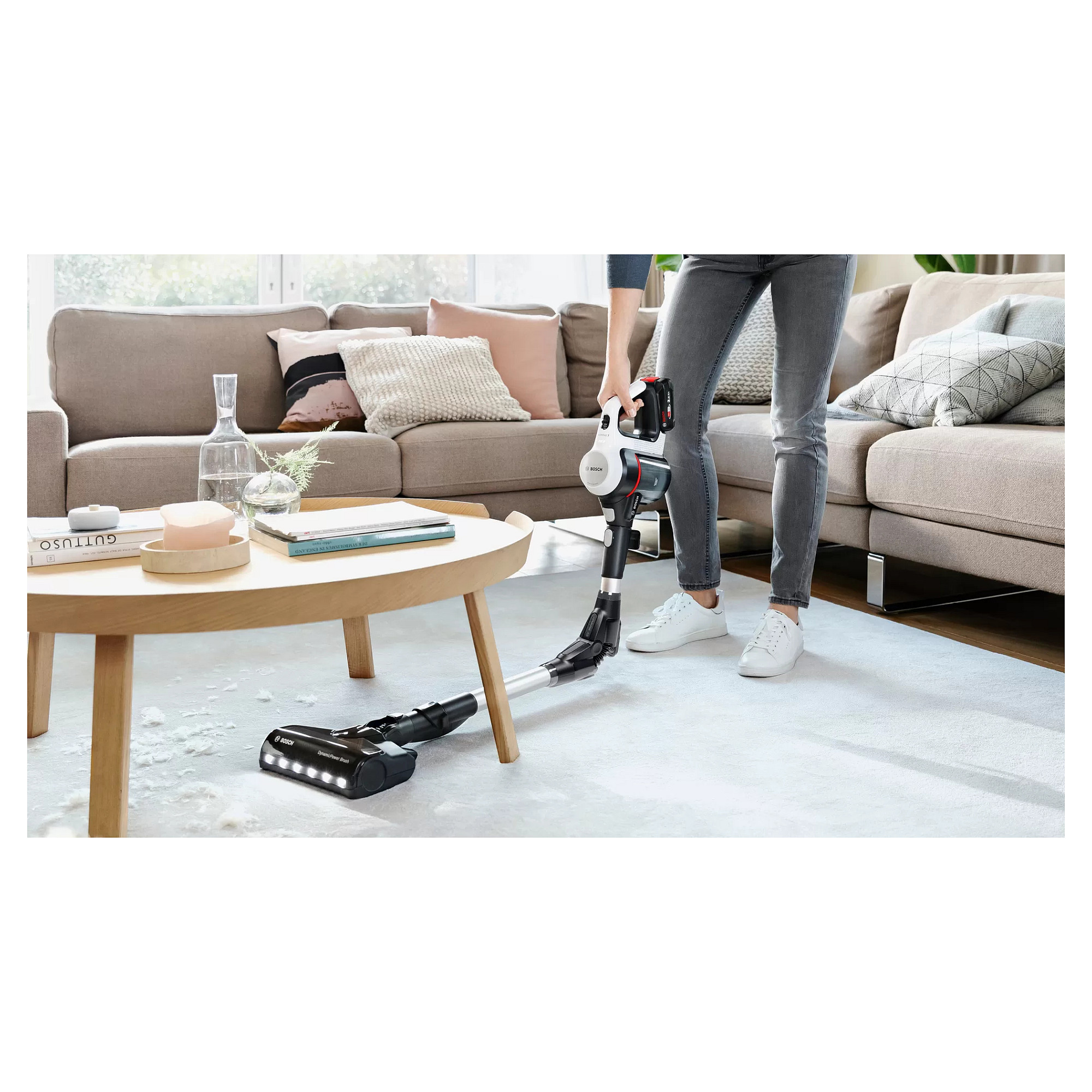 Fshesë robotike Bosch / Unlimited 7 BBS711W / Cordless Stick Vacuum Cleaner - Zezë - 4