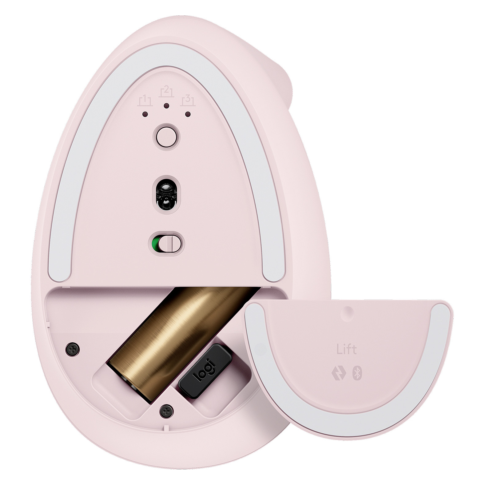 Maus pa Kabllo Logitech MX Vertical - Rozë - 3