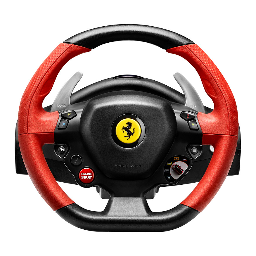 Kontroller Timon & Pedale Thrustmaster Ferrari 458 Spider - Zezë/Kuqe - 3