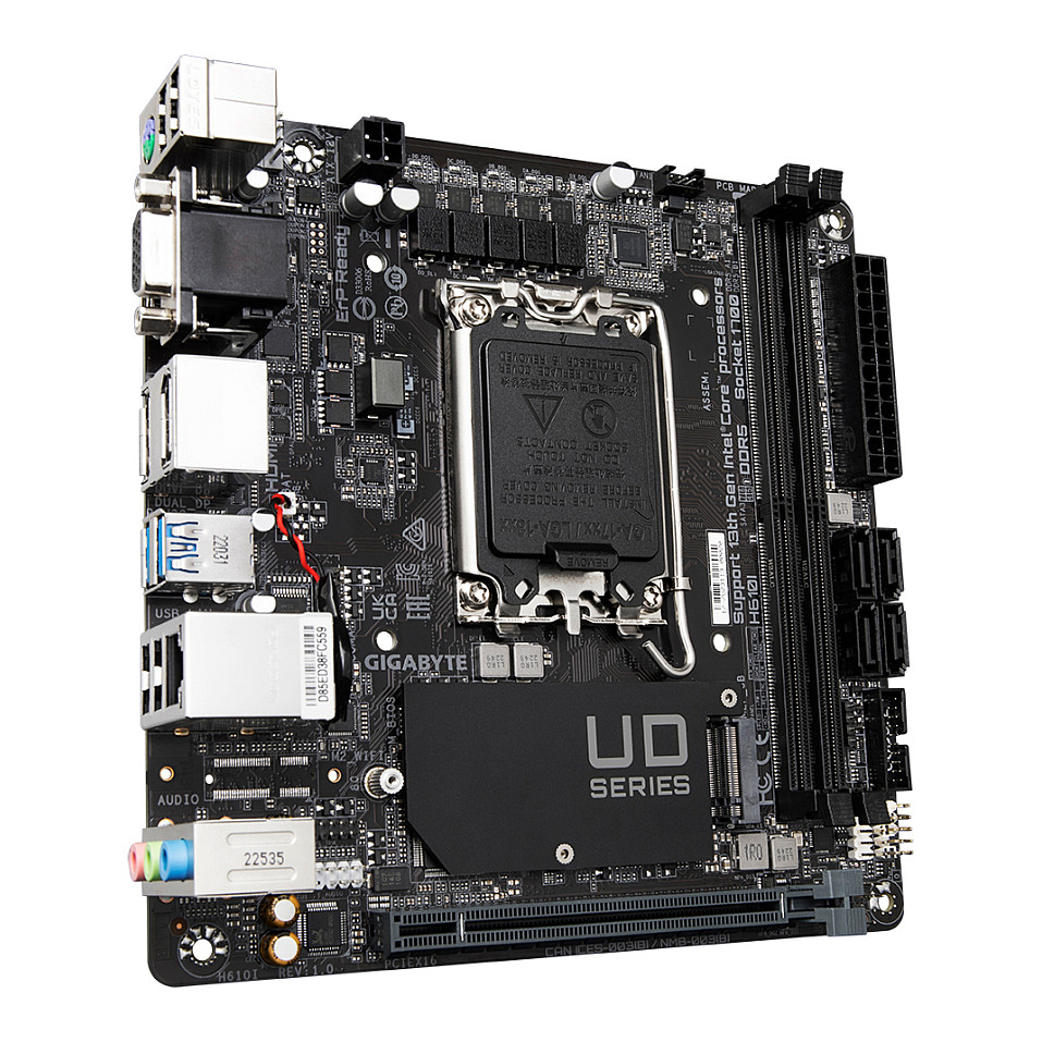 Pllakë Amë Intel 1700 Gigabyte H610I Mini-ITX DDR5 / HDMI+DP - 3