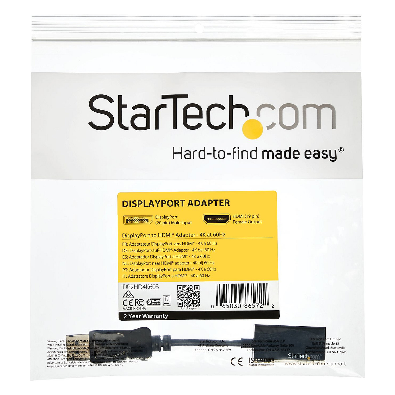 DISPLAYPORT TO HDMI - 4K 60HZ - 7