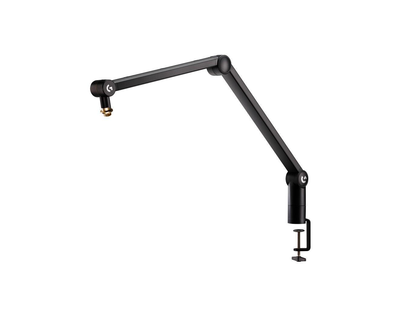 Mbajtëse Mikrofoni Logitech G Compass Premium Boom / 3/8" + 5/8" / Low Profile - Zezë