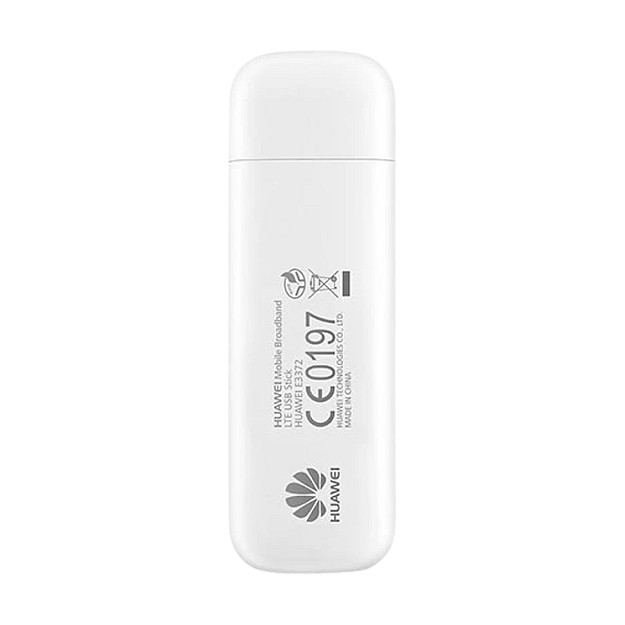 HUAWEI E3372-325 4G LTE USB Modem / Cat 4 / 150Mbps / Mini-SIM / 2× TS-5 – White - 3