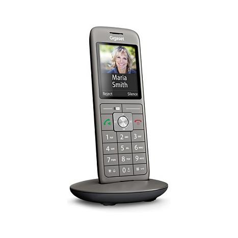 Telefon VoIP Gigaset CL660HX / S30852-H2862-R101 / DECT / GAP / CAT-iq 2.0 / Ekran TFT 2.4" / HD Voice / 400 Kontakte / Hands-Free / Jack 2.5 mm – Antracit - 4