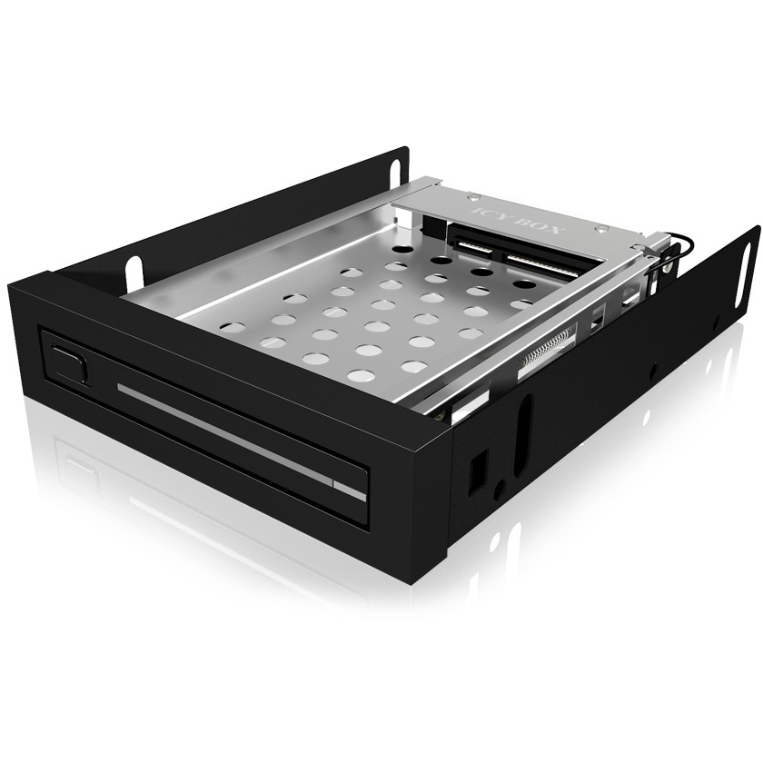 Aksesorë për disqe Hot-Swap Frame: 1× 2.5" SATA to 1× SATA host, trayless design, for 3.5" drive bay – ICY BOX - 3