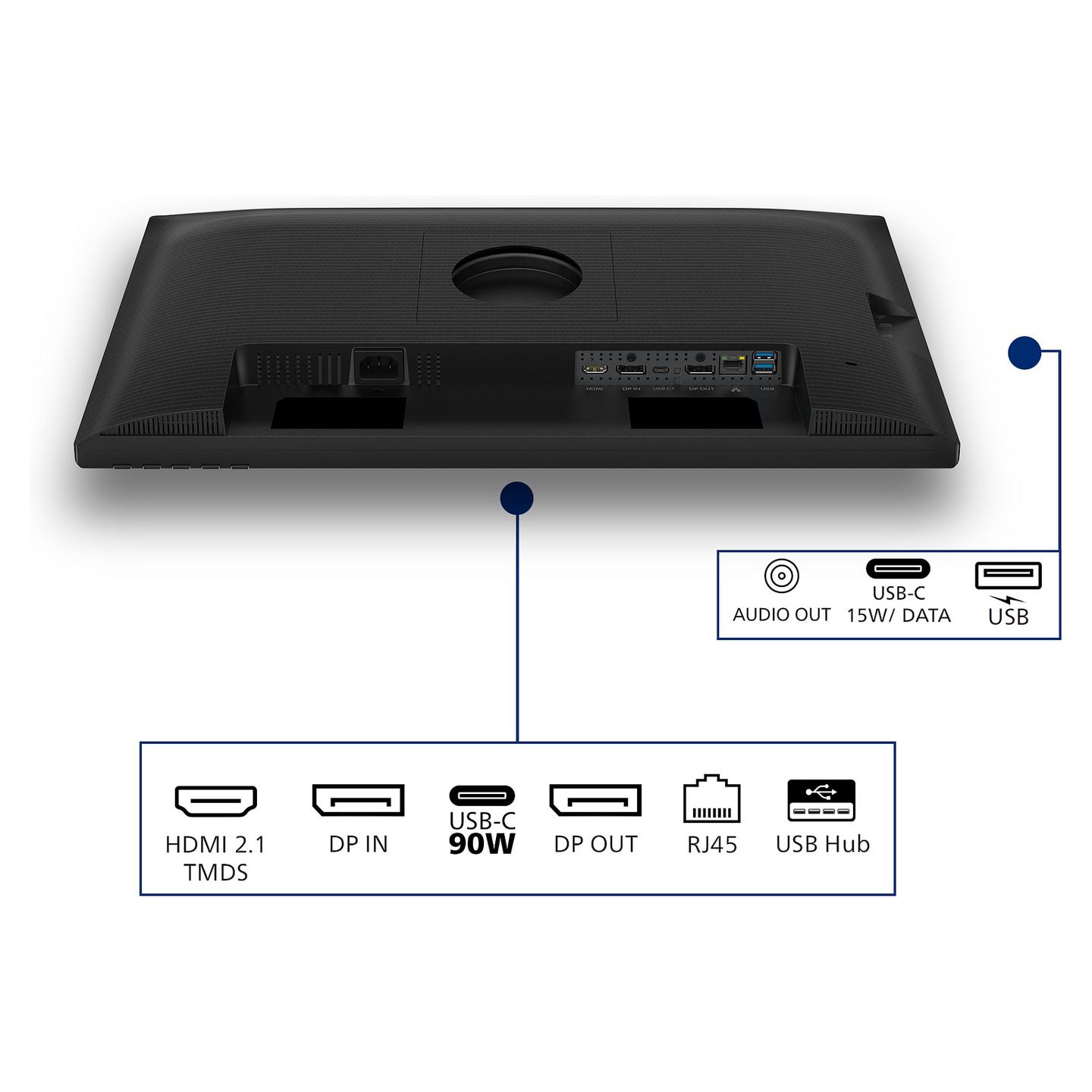Monitor Philips 24B2U3601 / 23.8" / QHD IPS / 120Hz / 4ms / USB Hub+Speakers - Zezë - 4