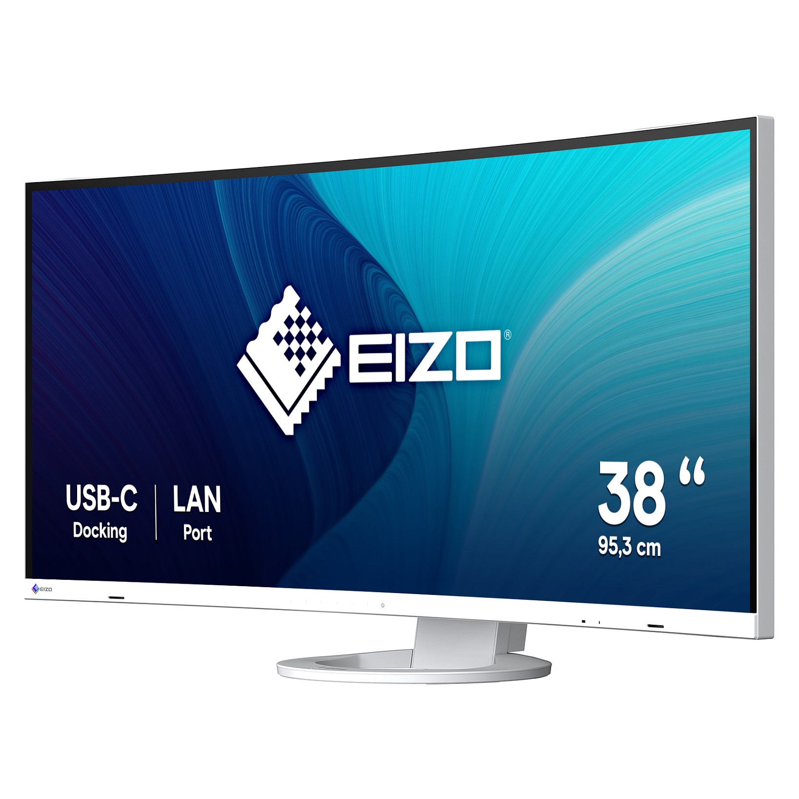 Monitor i lakuar EIZO EV3895-WT / 37.5" 4K UltraWide Quad HD+ 60 Hz 5 ms IPS Curved / HDMI DP USB-C / e bardhë - 2