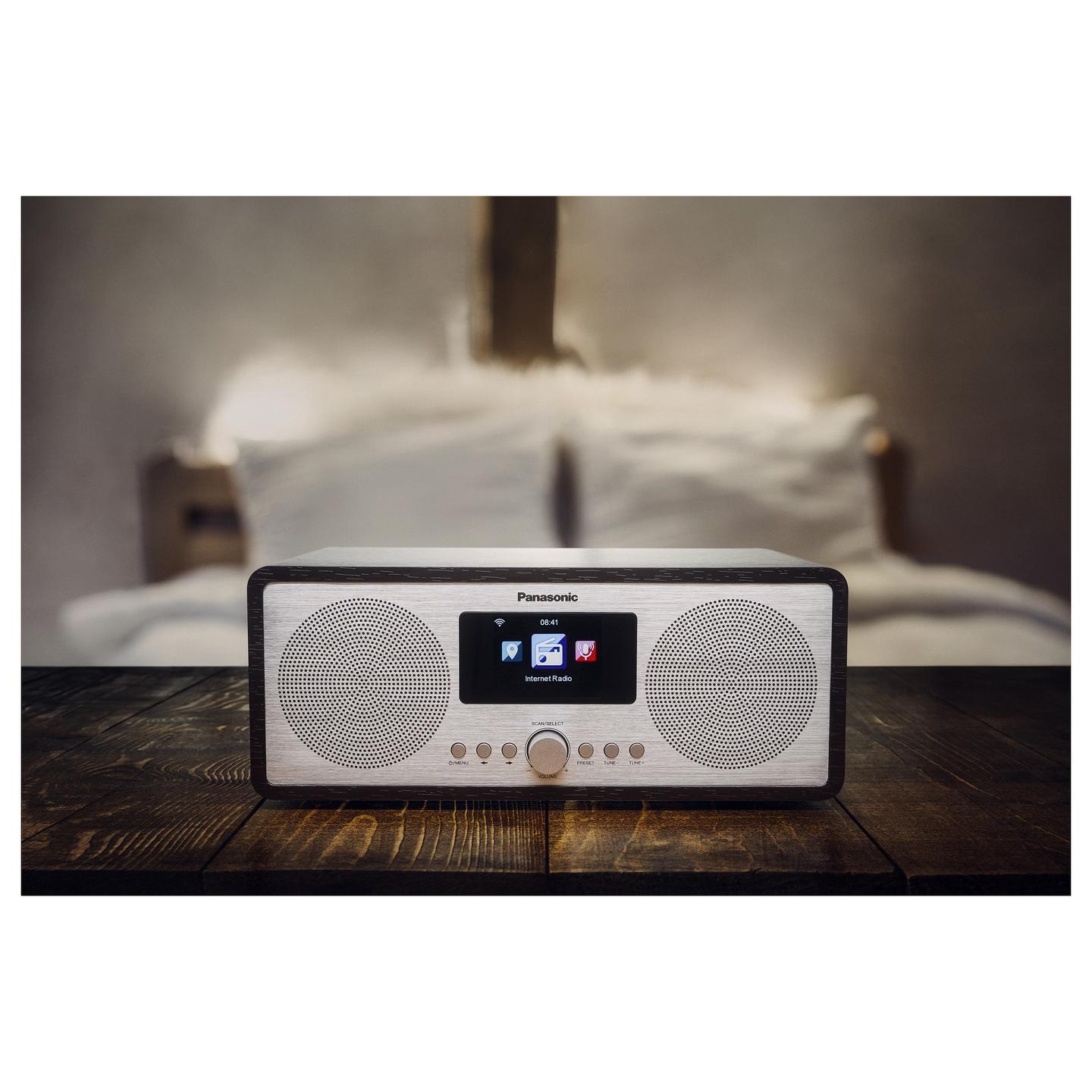 Radio portative Panasonic RF-D40EG-K, 6W, FM, Wi-Fi, Ekran LCD 2.4" - Zezë - 5