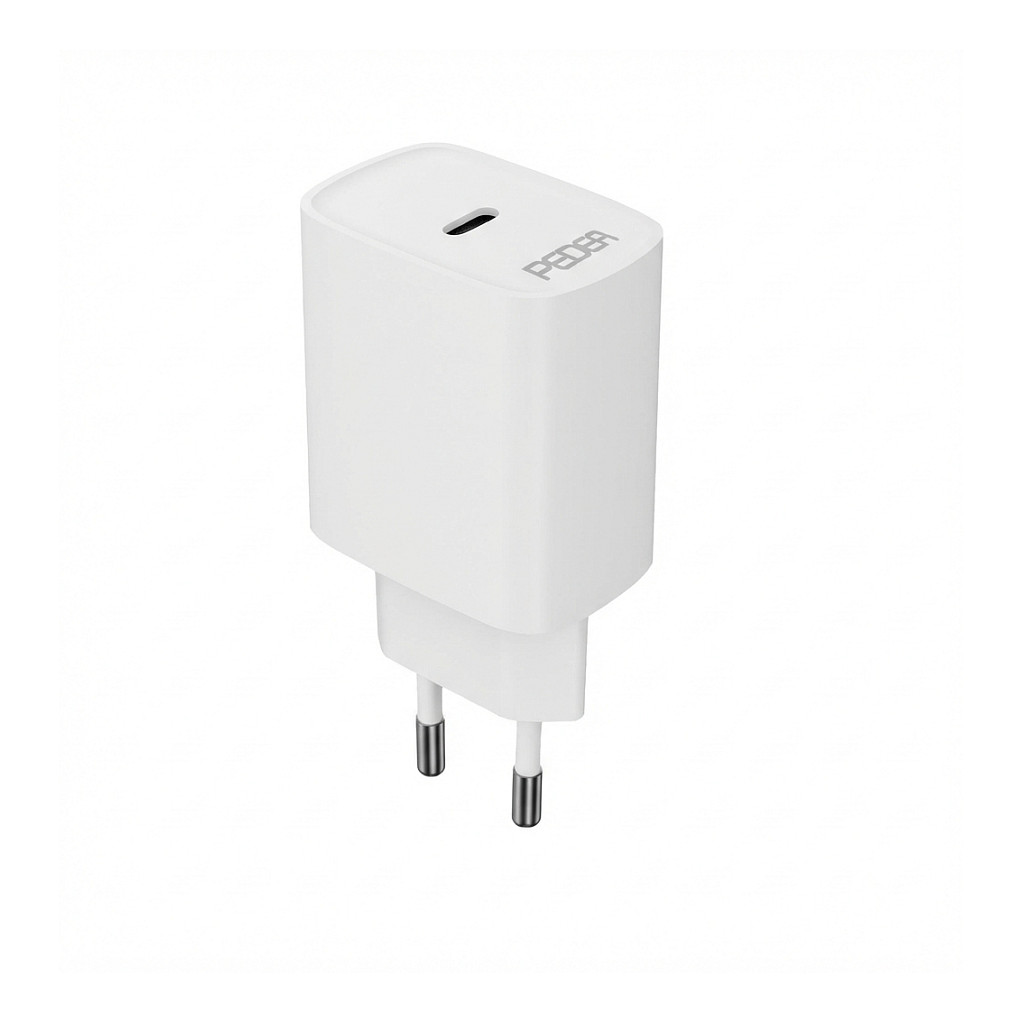 Karikues PEDEA USB-C Reiselader 60040103 / USB-C / 20W – Bardhë