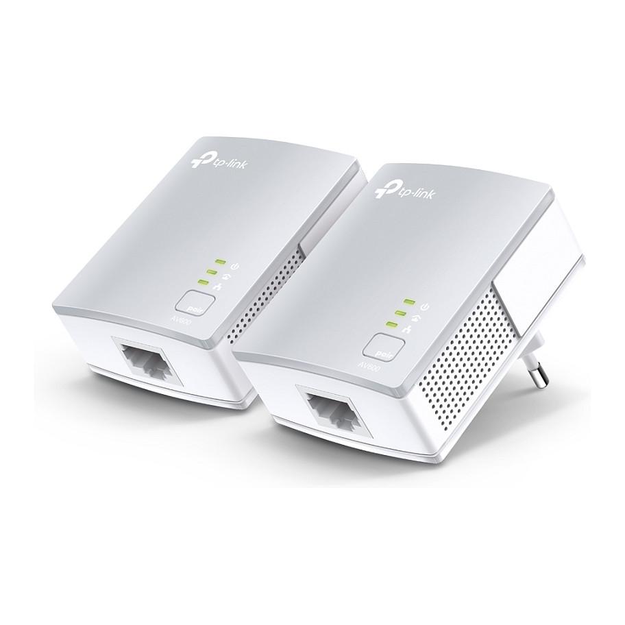 Power-LAN TP-Link TL-PA411KIT, 500Mbps, HomePlug AV, 1× Fast Ethernet 10/100Mbps, 128-bit AES - Bardhë