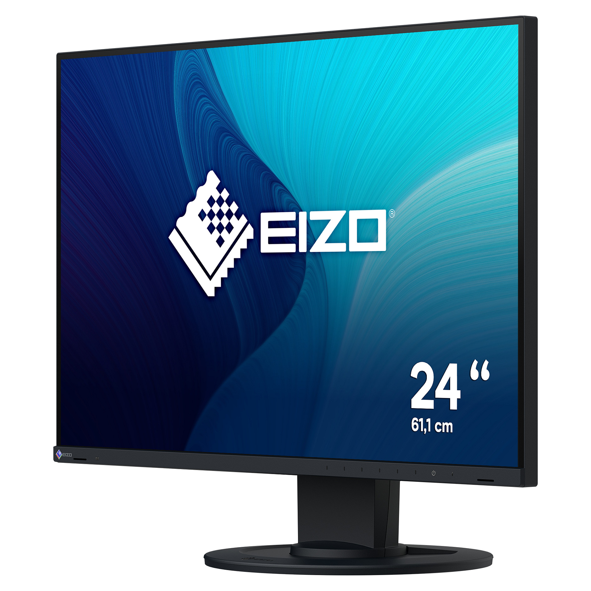 Monitor EIZO EV2410R-BK / 24.1″ / WUXGA IPS LCD / 60Hz / 5ms / DVI + HDMI + DP + USB - Zezë - 2