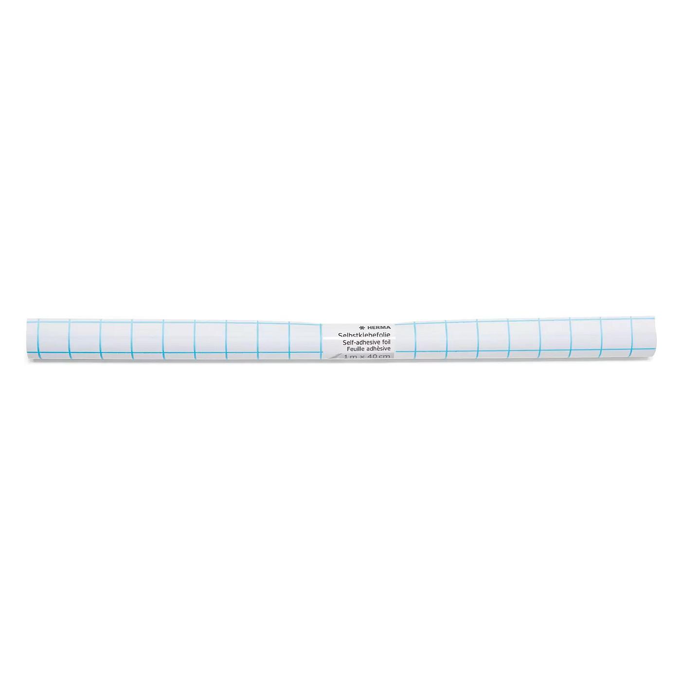 Foli Vetëngjitëse HERMA 7001, PP, 40 cm x 1 m, 60 mikron, me Shkëlqim - Transparente