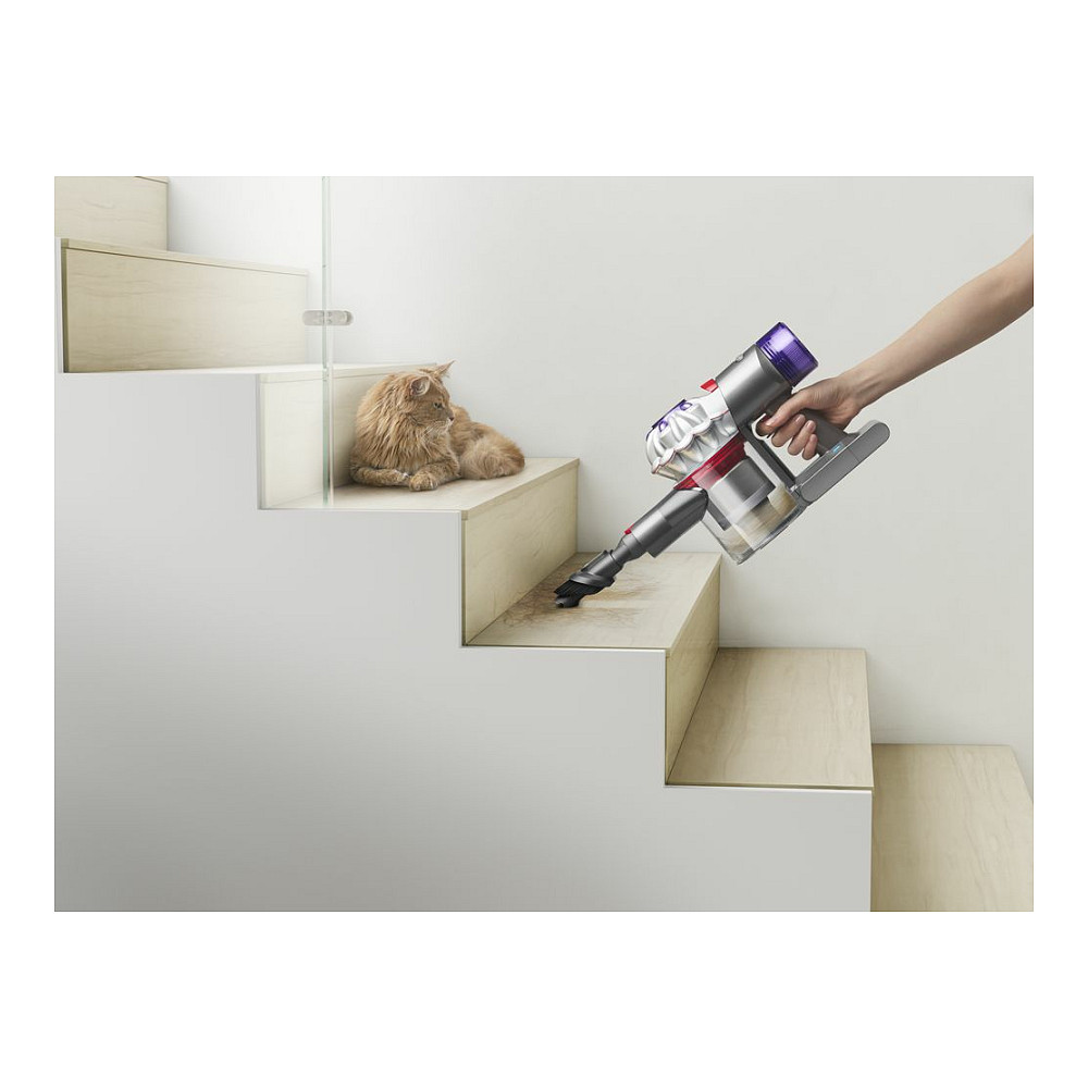 Fshesë me Vakum Dyson V8 Advanced / 130AW / 40min / 0.54L / 15 Cyclones / Motorbar / HEPA - Argjend/Vjollcë - 10
