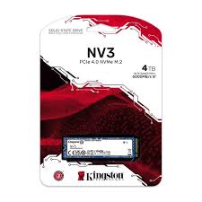 SSD e brendshme Kingston NV3 / 4TB M.2 2280 PCIe 4.0 x4 NVMe / deri në 6000MB/s Lexim / 5000MB/s Shkrim  - 2