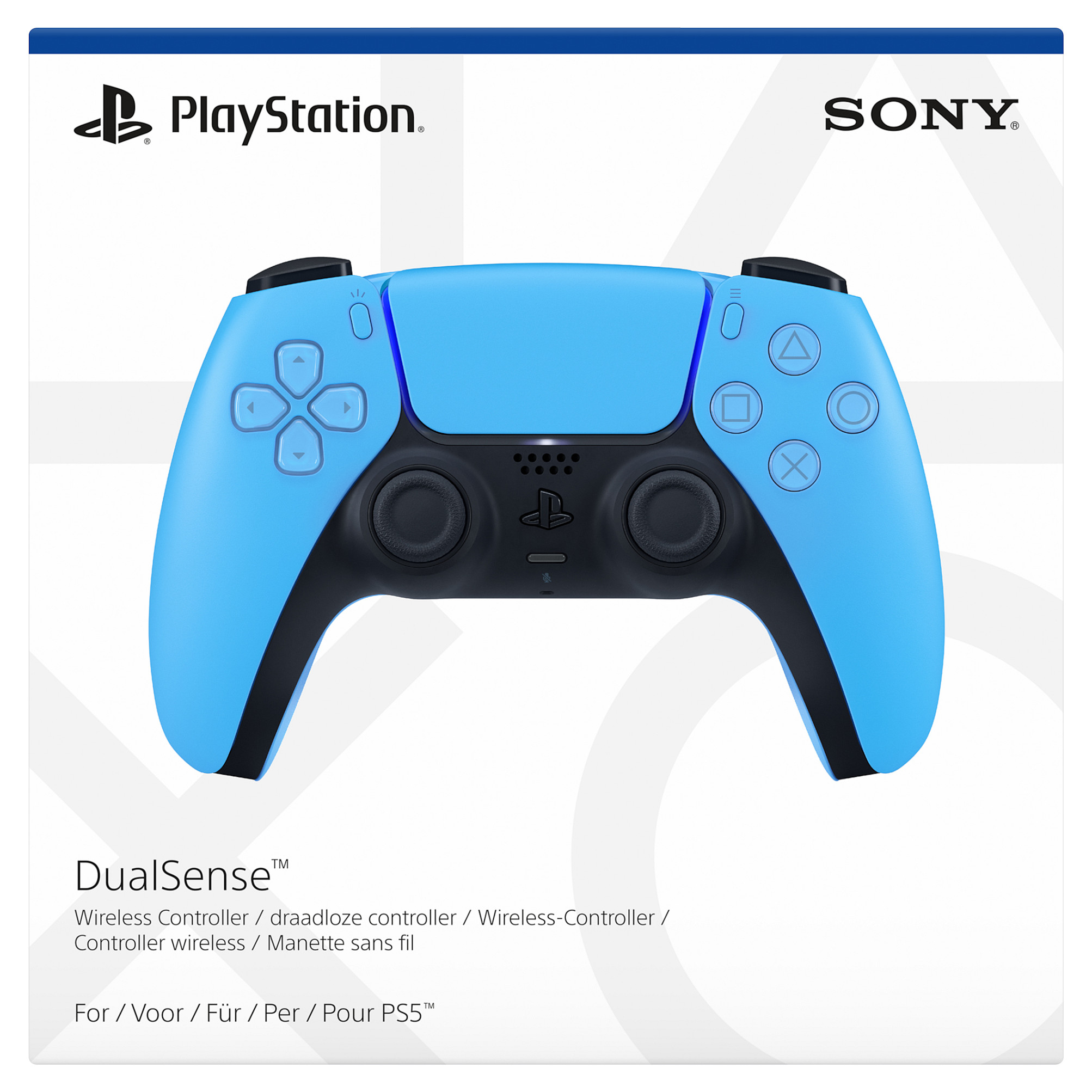 Kontroller për Sony Playstation 5 DualSense Wireless Controller - PS5 / Starlight Blue - 7