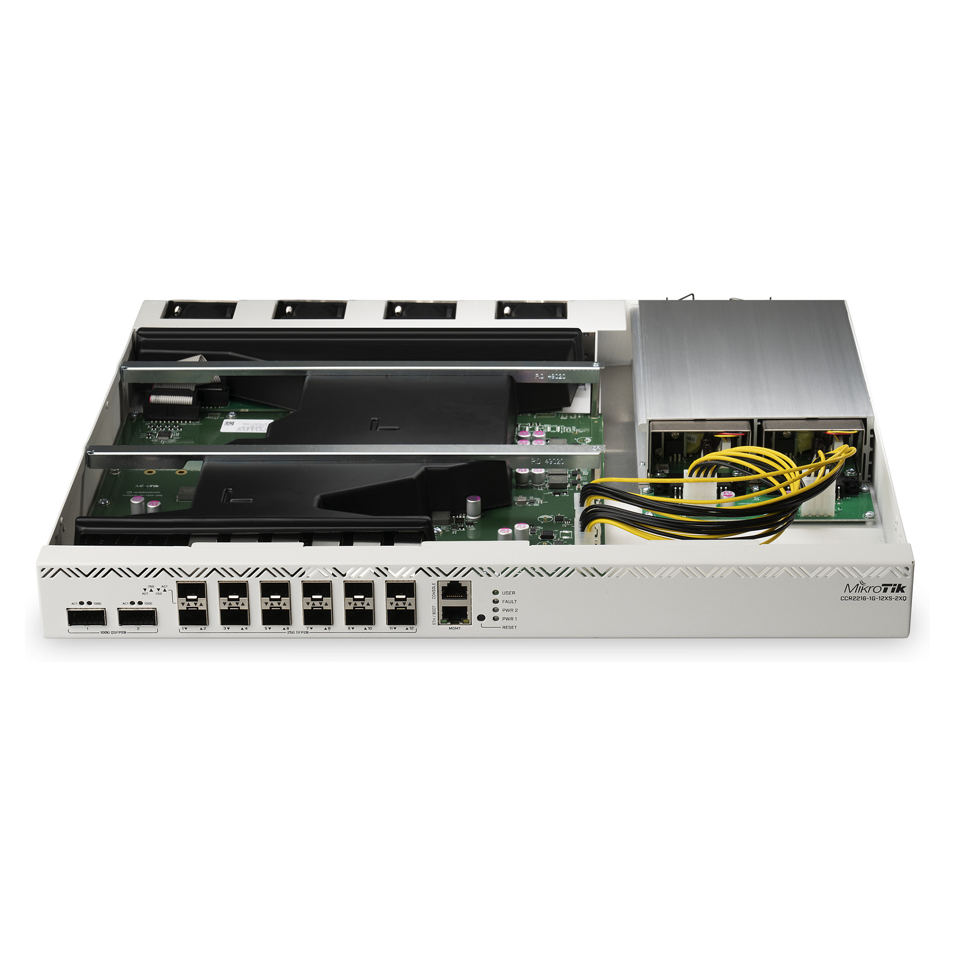 Ruter MikroTik CCR2216 / 1x Gigabit /12x 10G SFP+/ 2x 40G QSFP+ - 4