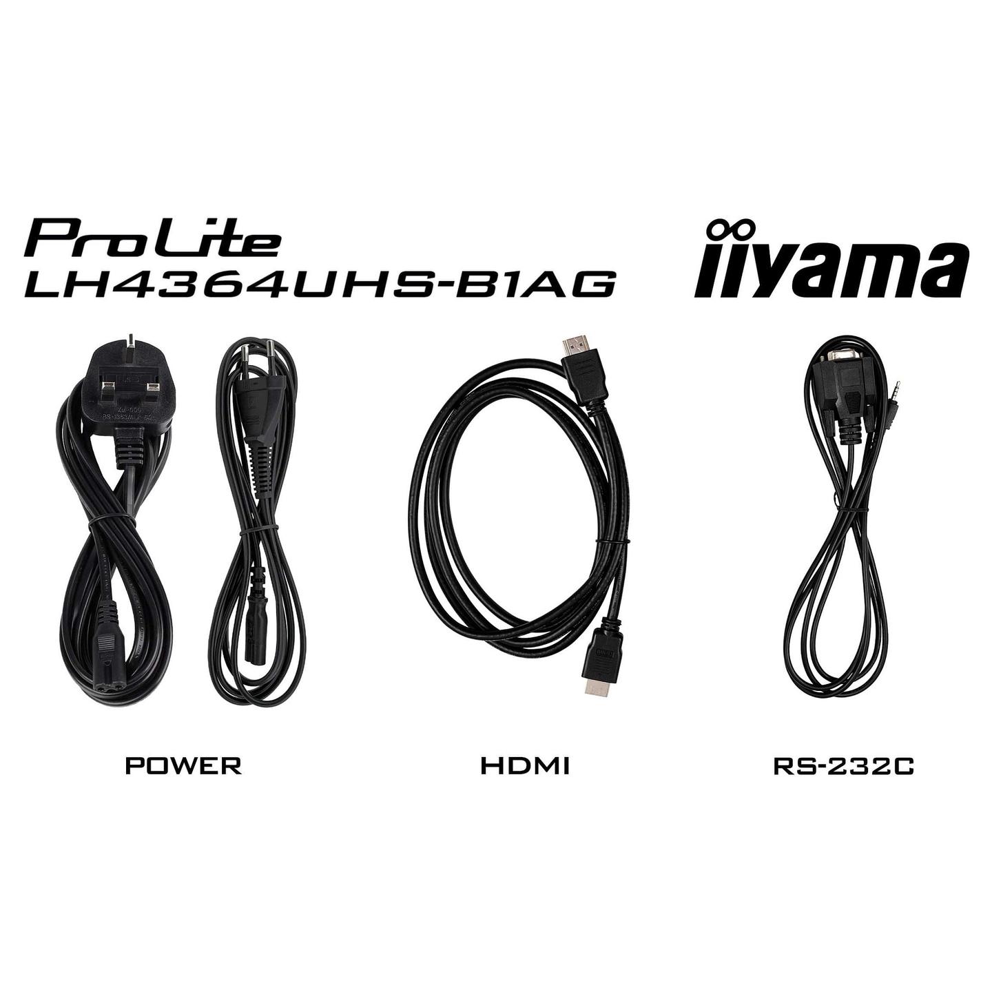 Digital Signage, iiyama ProLite LH4364UHS-B1AG, 43", 4K UHD, VA, Android 14, Wi-Fi, 2xHDMI, USB-C - Zezë - 15