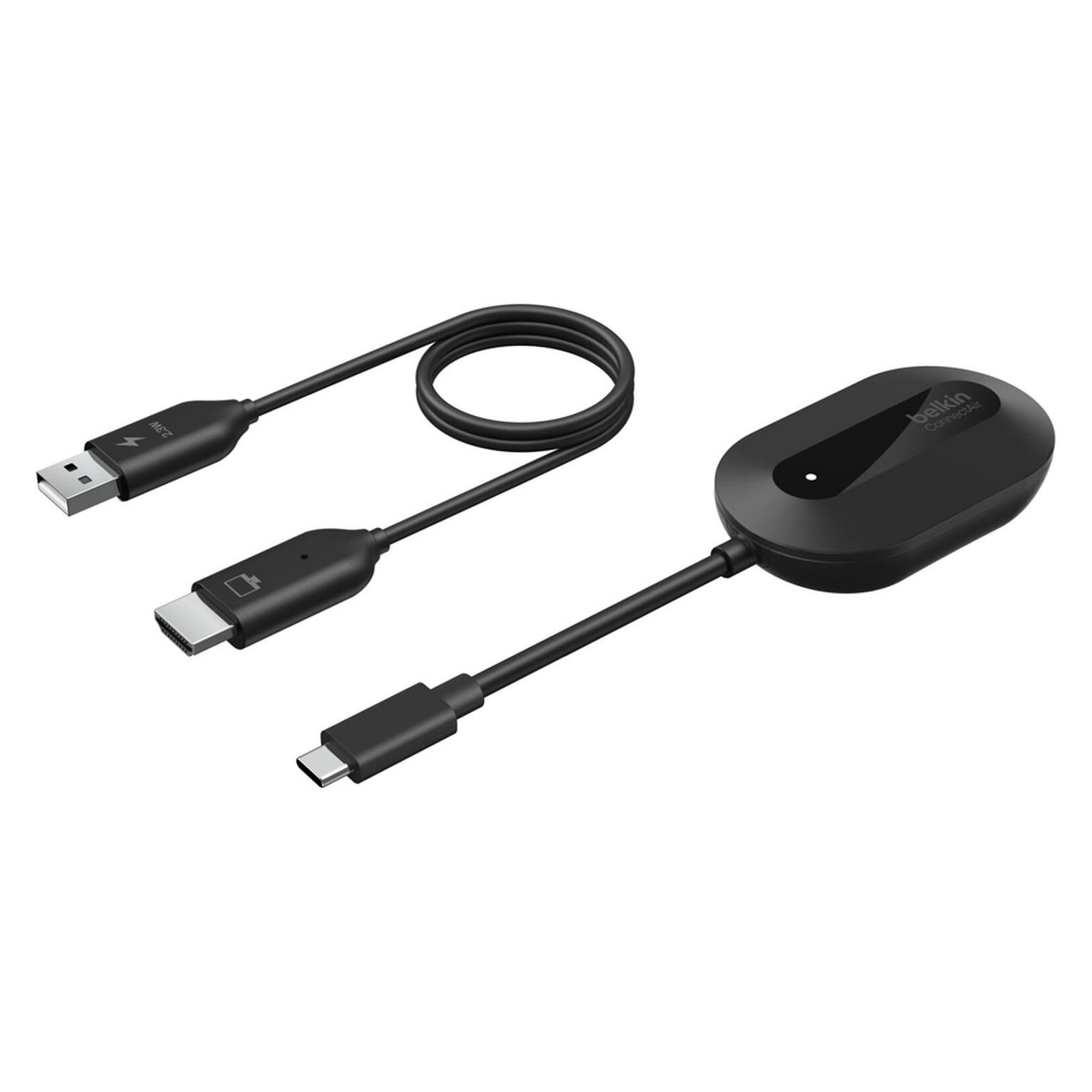 Adapter Ekrani Belkin ConnectAir AVC024HQBK / Wireless HDMI / 1080p / 60Hz / USB-C - Zezë