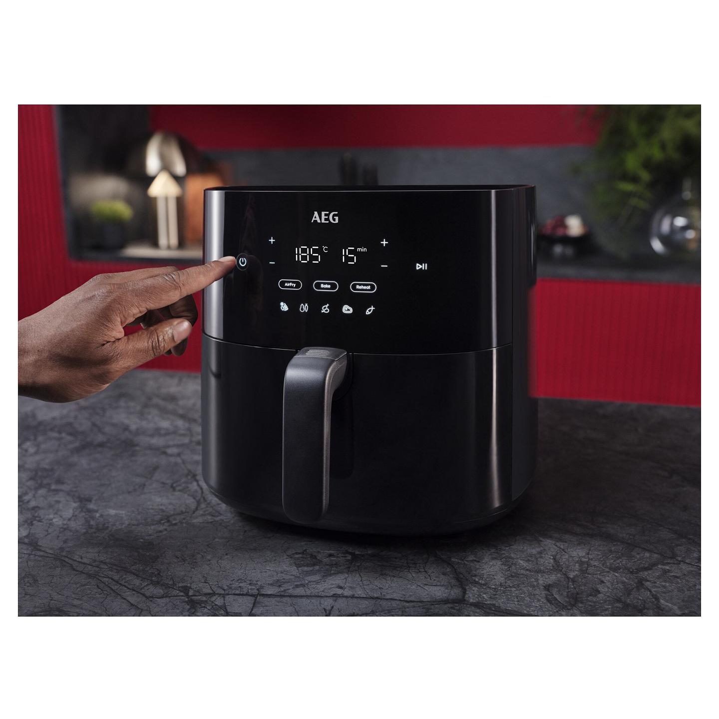 Fryer AEG 6000 Series / AAF3B / 3.3L / 1350W / 8 Programe / 60–200°C / LED Touch / 99 Minuta – Zezë - 4