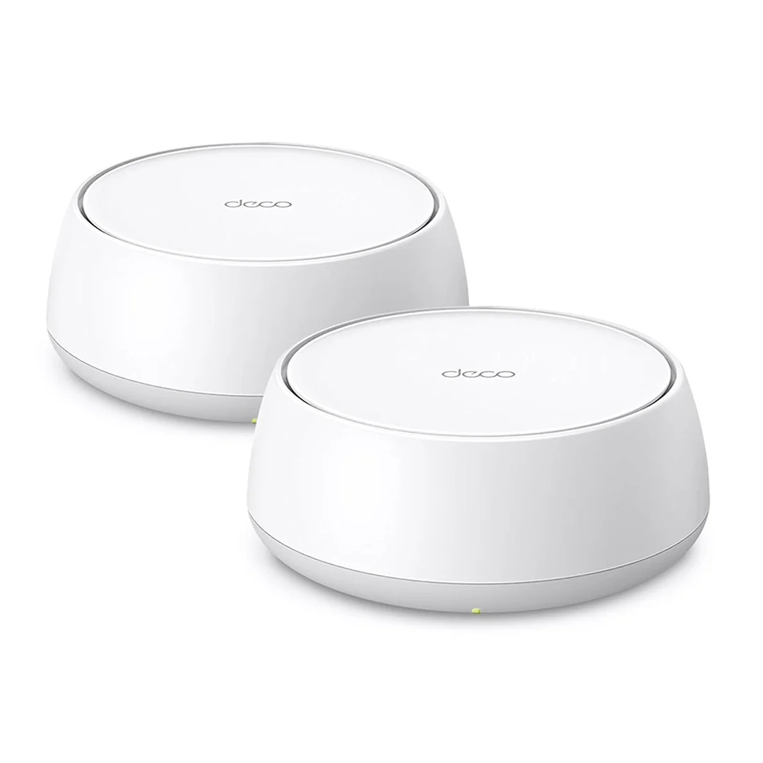 TP-Link Deco BE25 BE5000 / Wi-Fi 7 / Dual-Band / 5000Mbps / 2× 2.5Gbps WAN/LAN / MLO / Mesh Wi-Fi System / 2-Pack – White
