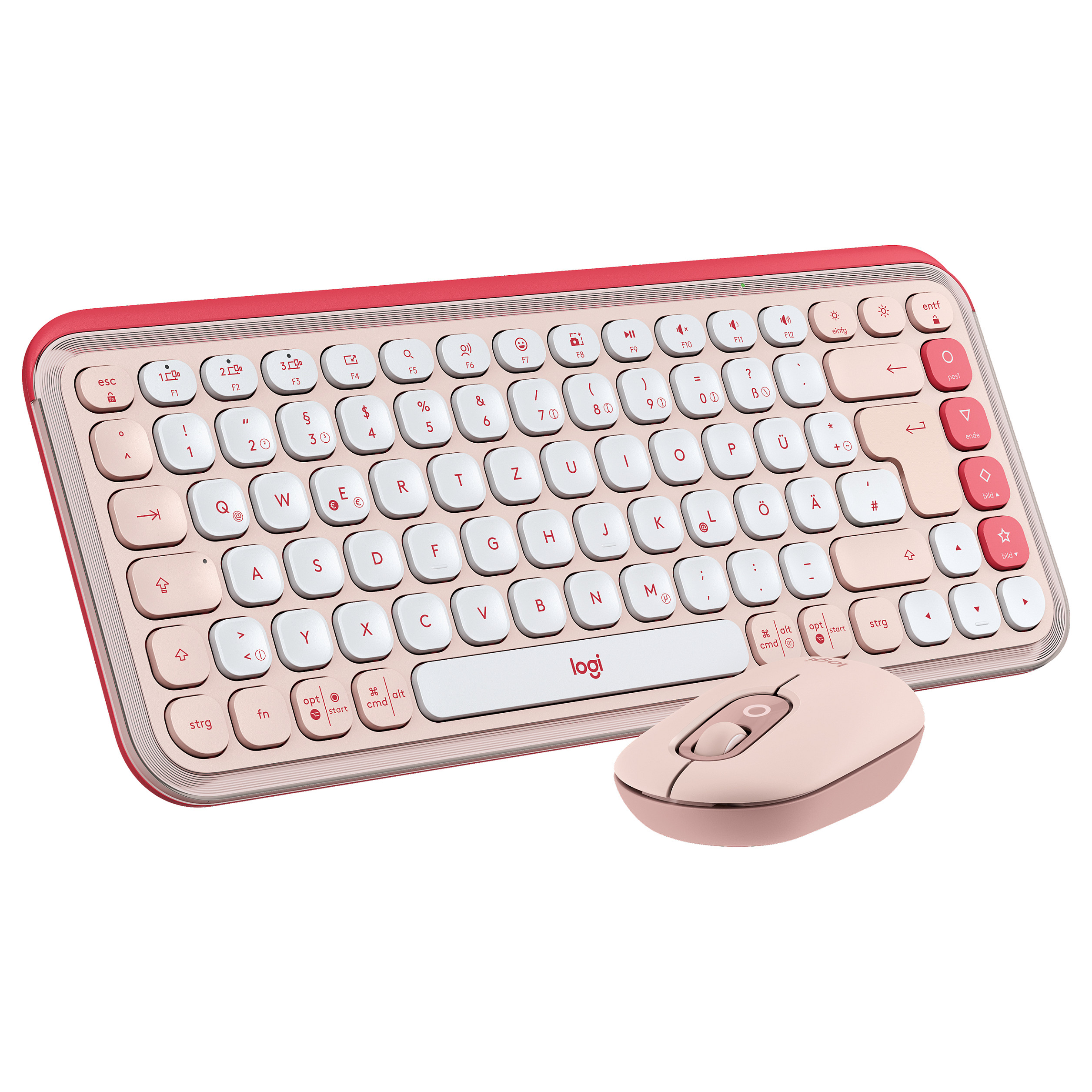 Combo (Tastierë & Maus) POP ICON/ Pa Kabllo/ Bluetooth & USB-A/ Kompakt – Ngjyrë e personalizuar - 3